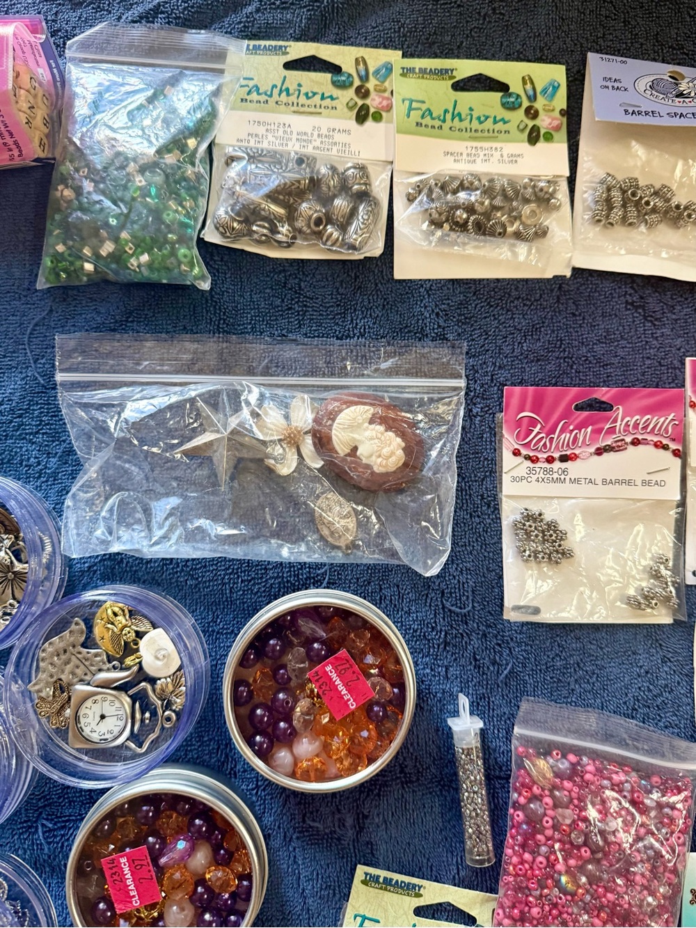 Large Jewelry Making Supplies & Beading Lot – Estate Find – 4 lbs 11.9 oz - Picture 8 of 16